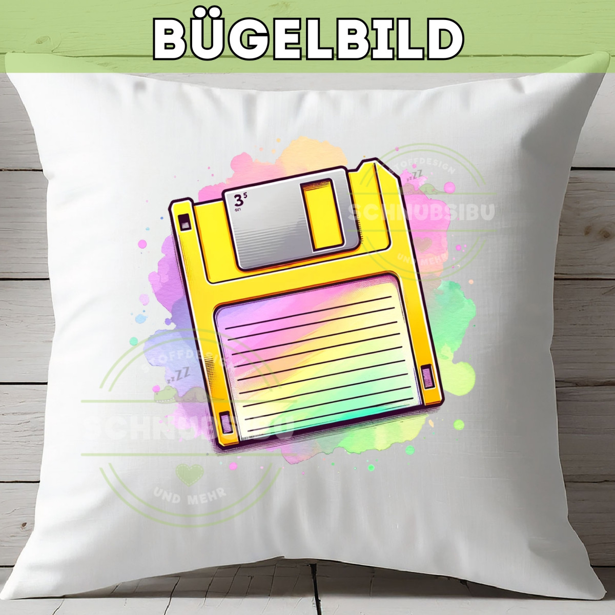 Bügelbild Retro